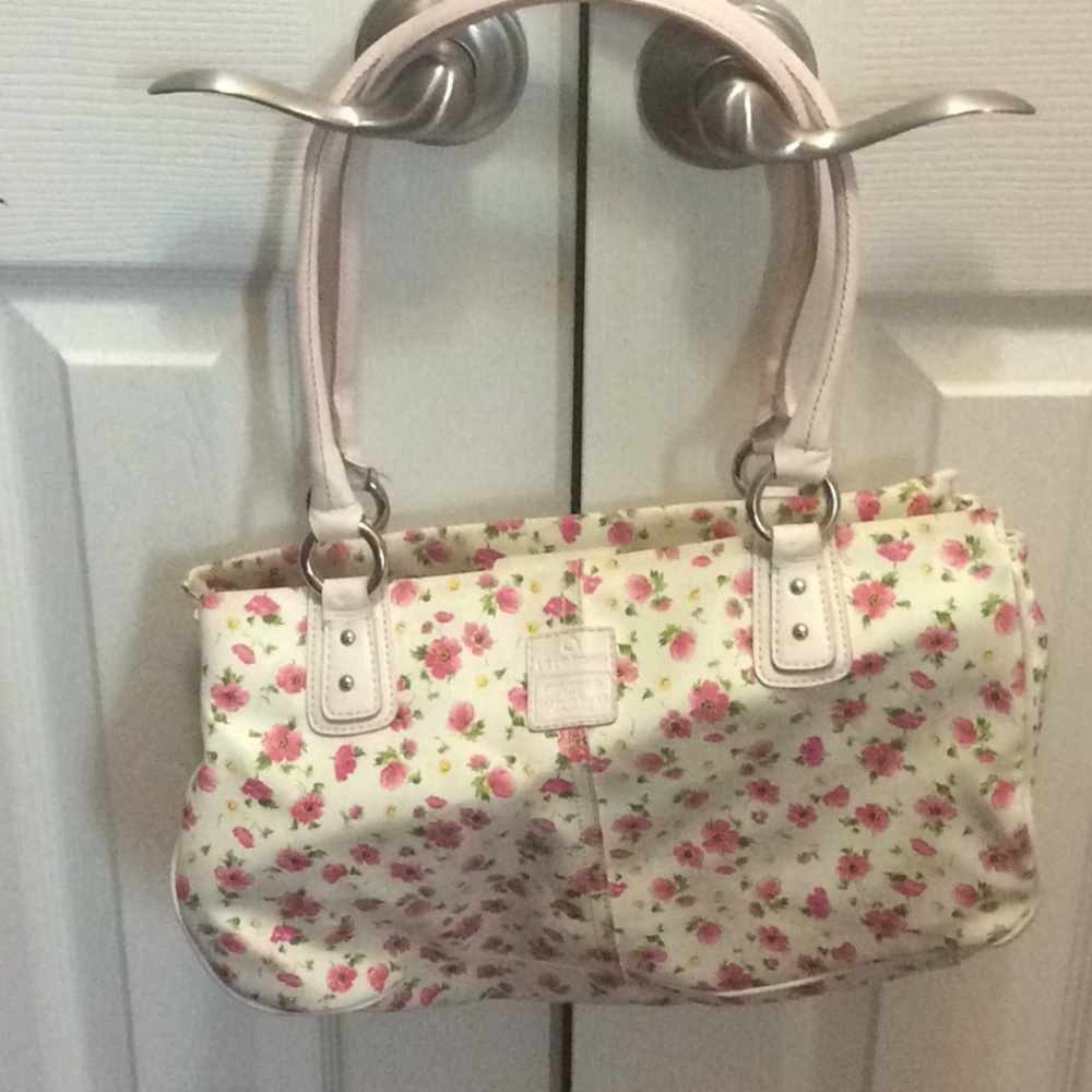 Liz Claiborne small flowered handbag